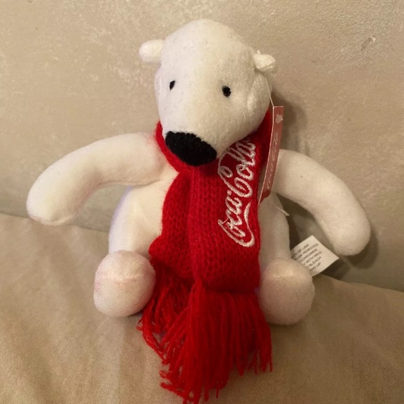 coca cola polar bear plush
